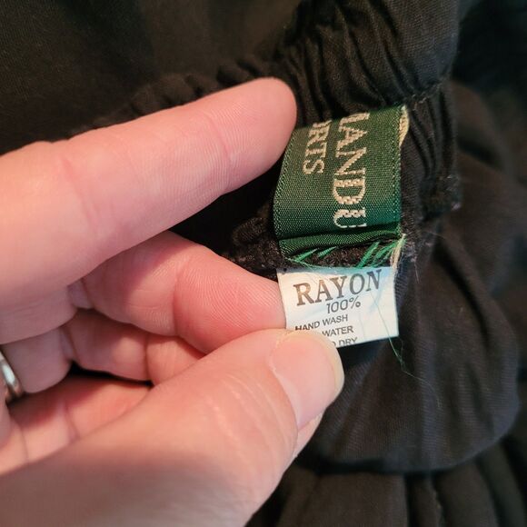 Katmandu Tie-Dye Balloon Leg Harem Pants Women's One Size S-L Rayon Hippie Boho - Picture 7 of 11